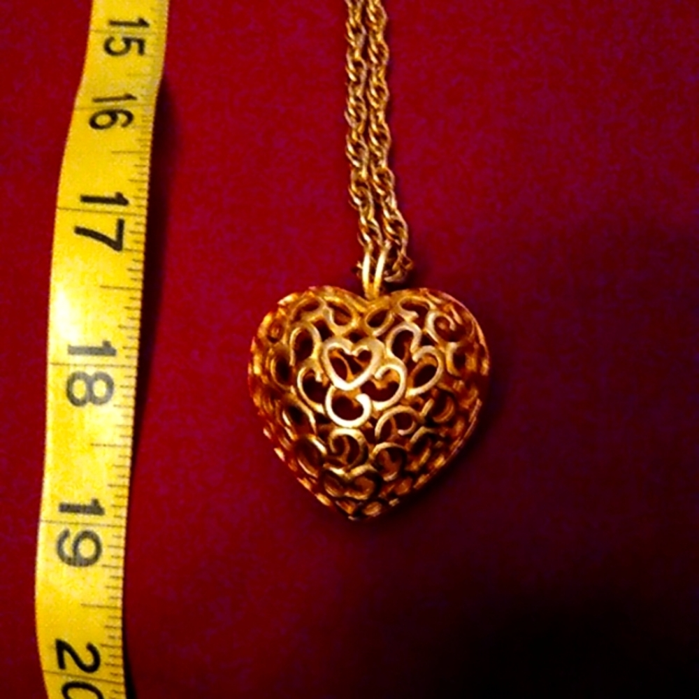 3D Heart Necklace